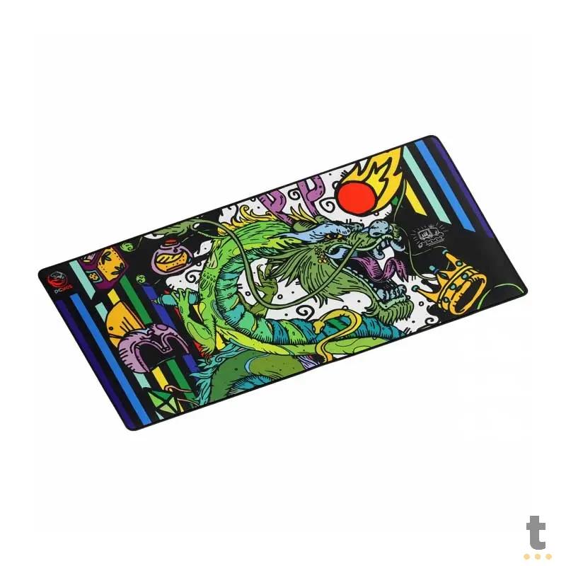 Mousepad Gamer PCYes Ancient Dragon Extended Estilo Speed 900X420MM - PMA90X42 Truedata