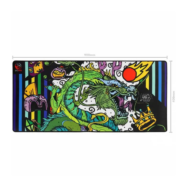Mousepad Gamer PCYes Ancient Dragon Extended Estilo Speed 900X420MM - PMA90X42