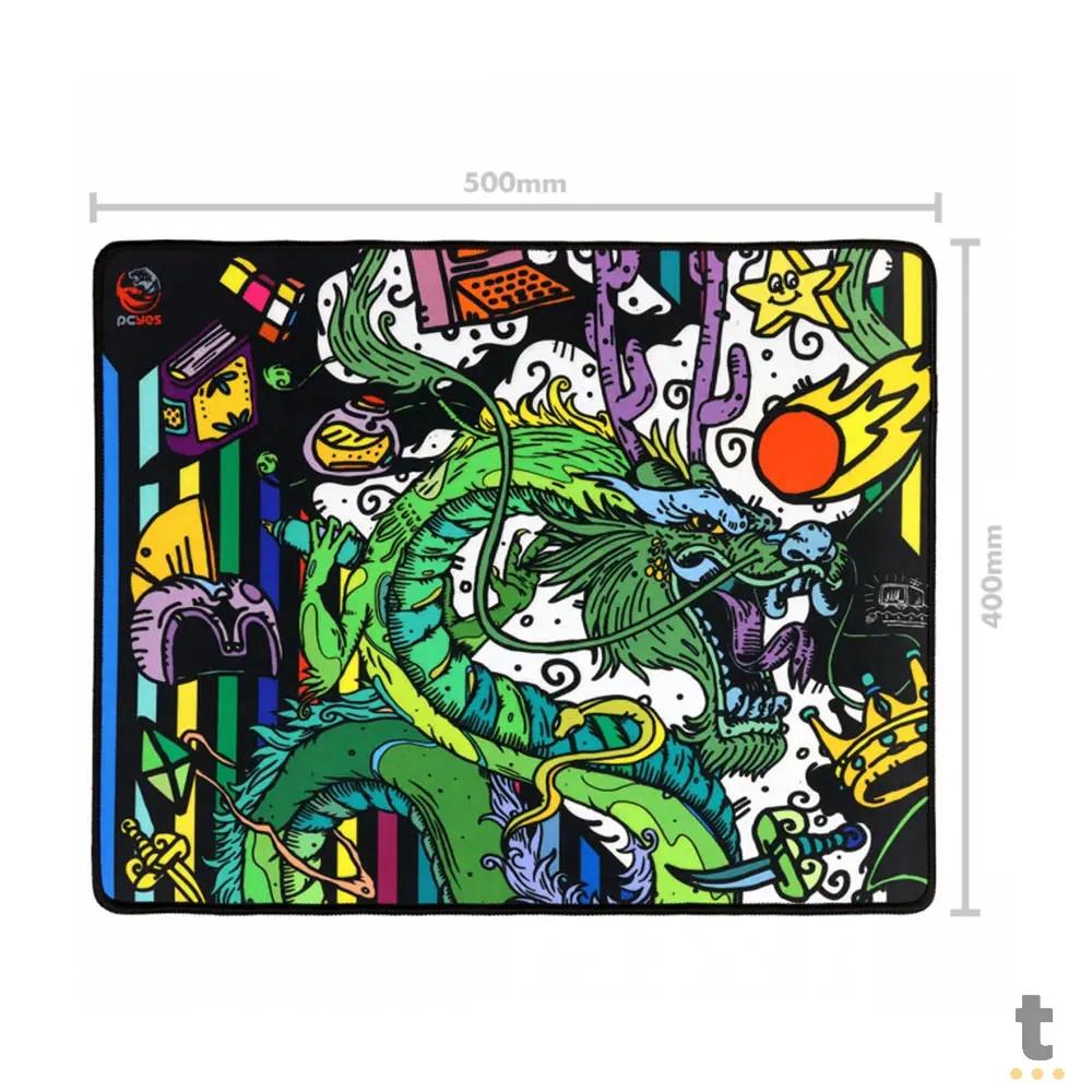 Mousepad Gamer PCYes Ancient Dragon Medium Estilo Speed 500X400MM - PMA50X40 Truedata