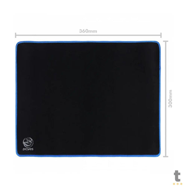 Mousepad Gamer PCYes Blue Standard Estilo Speed 360X300MM - PMC36X30BE