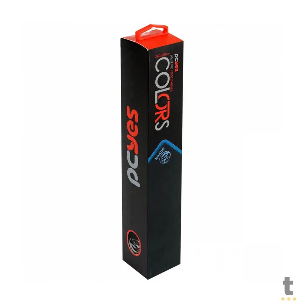 Mousepad Gamer PCYes Blue Standard Estilo Speed 360X300MM - PMC36X30BE Truedata