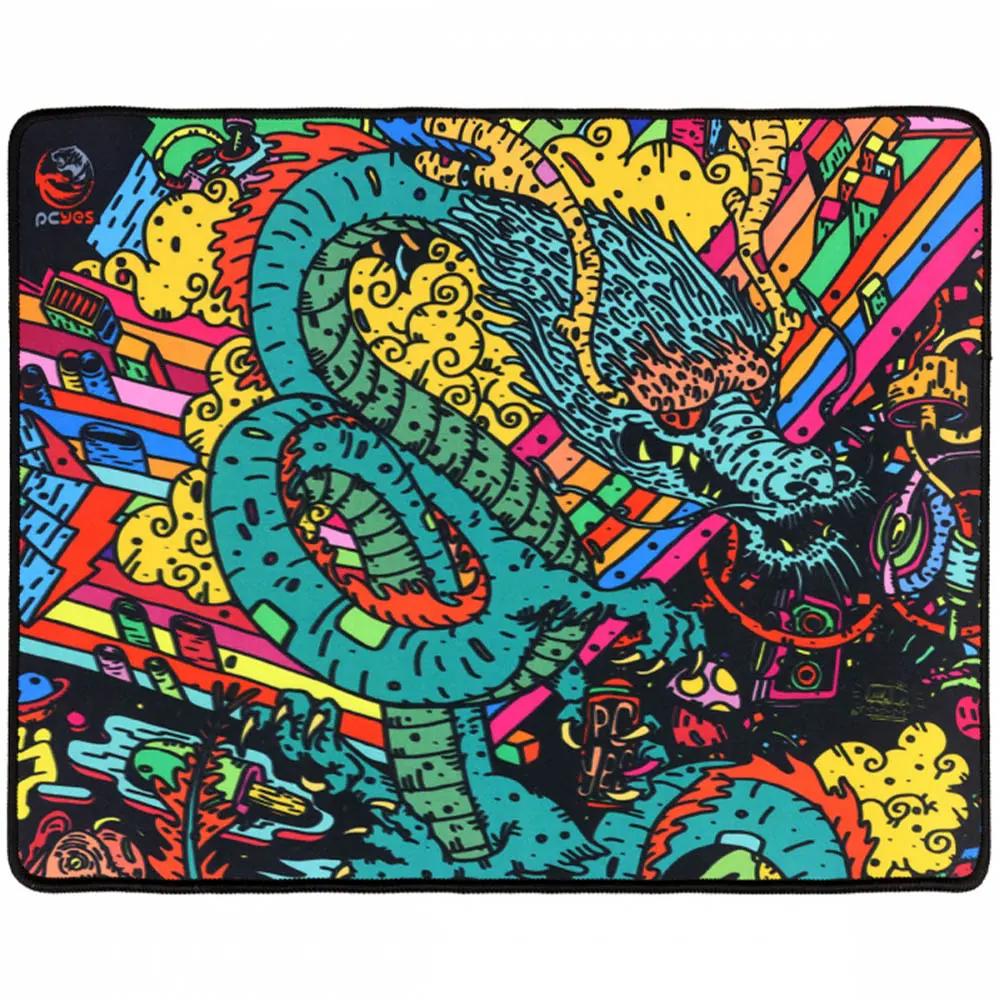 Mousepad Gamer PCYes Dragon Medium Estilo Speed 500X400MM - PMD50X40 Truedata