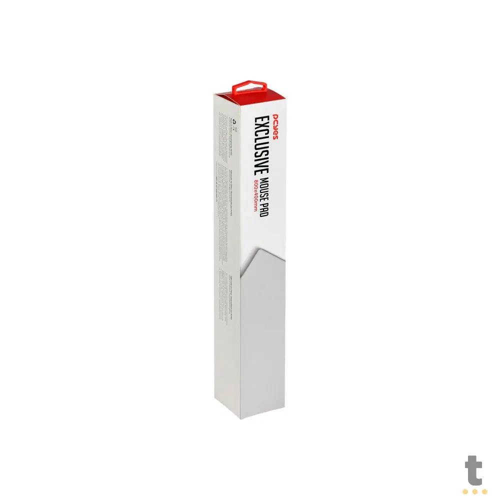 Mousepad Gamer PCYes Exclusive Branco 800X400MM - PMPEXW Truedata