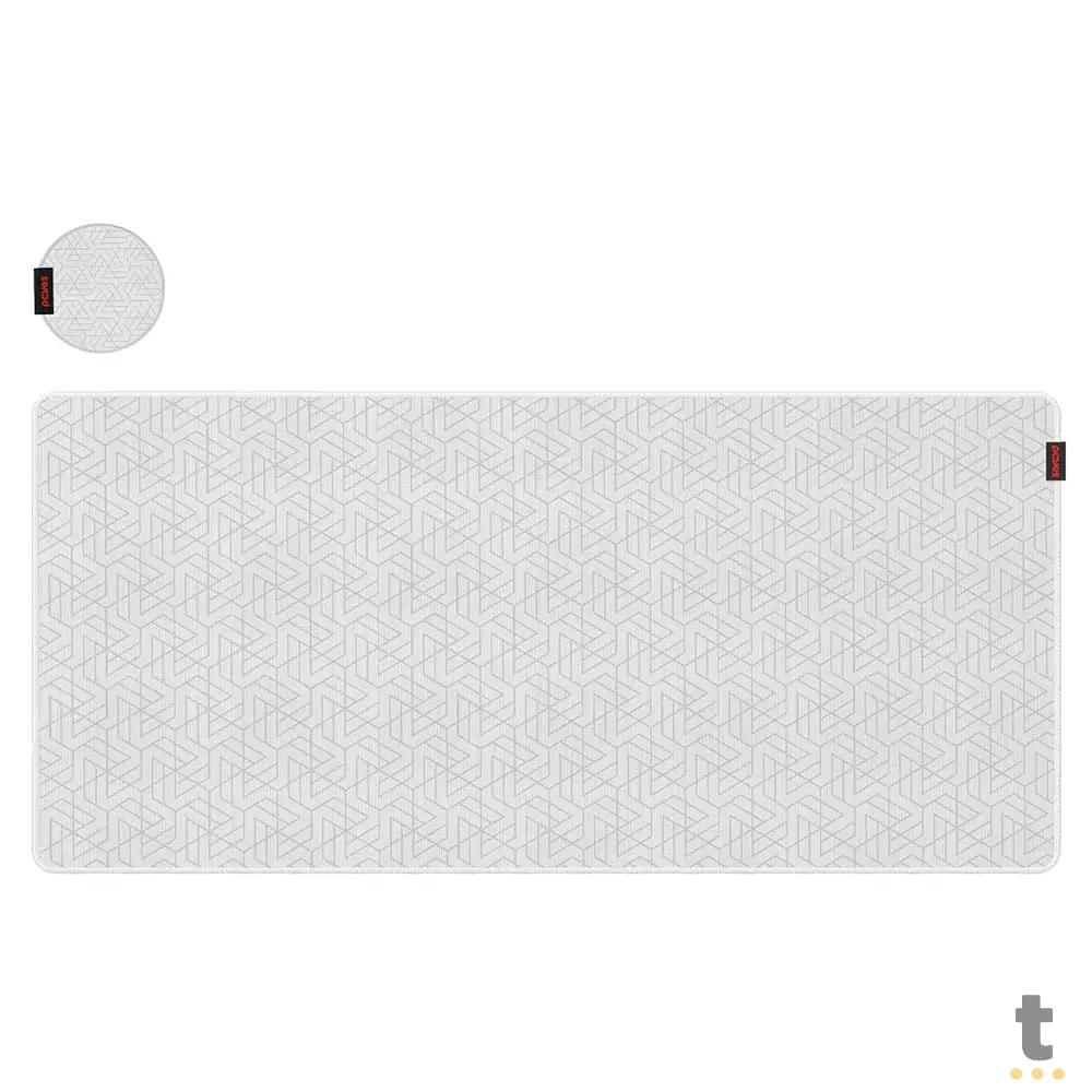 Mousepad Gamer PCYes Maze Extended White Ghost 900X420mm Branco - PMM90X42WG Truedata