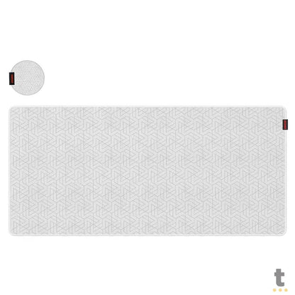 Mousepad Gamer PCYes Maze Extended White Ghost 900X420mm Branco - PMM90X42WG Truedata