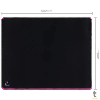 Mousepad Gamer PCYes Pink Medium Estilo Speed Rosa 500X400MM - PMC50X40P Truedata