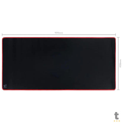 Mousepad Gamer PCYes Red Extended Estilo Speed 900X420MM - PMC90X42R Truedata
