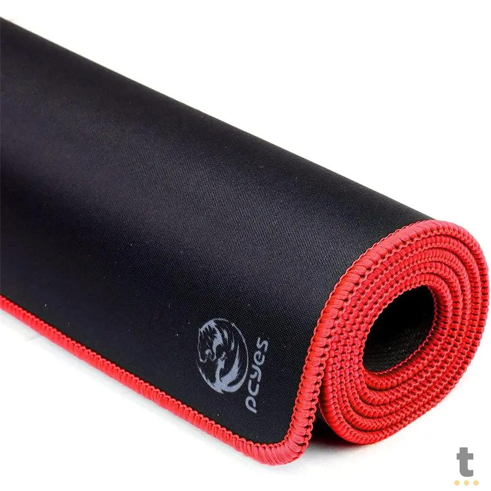 Mousepad Gamer PCYes Red Extended Estilo Speed 900X420MM - PMC90X42R Truedata