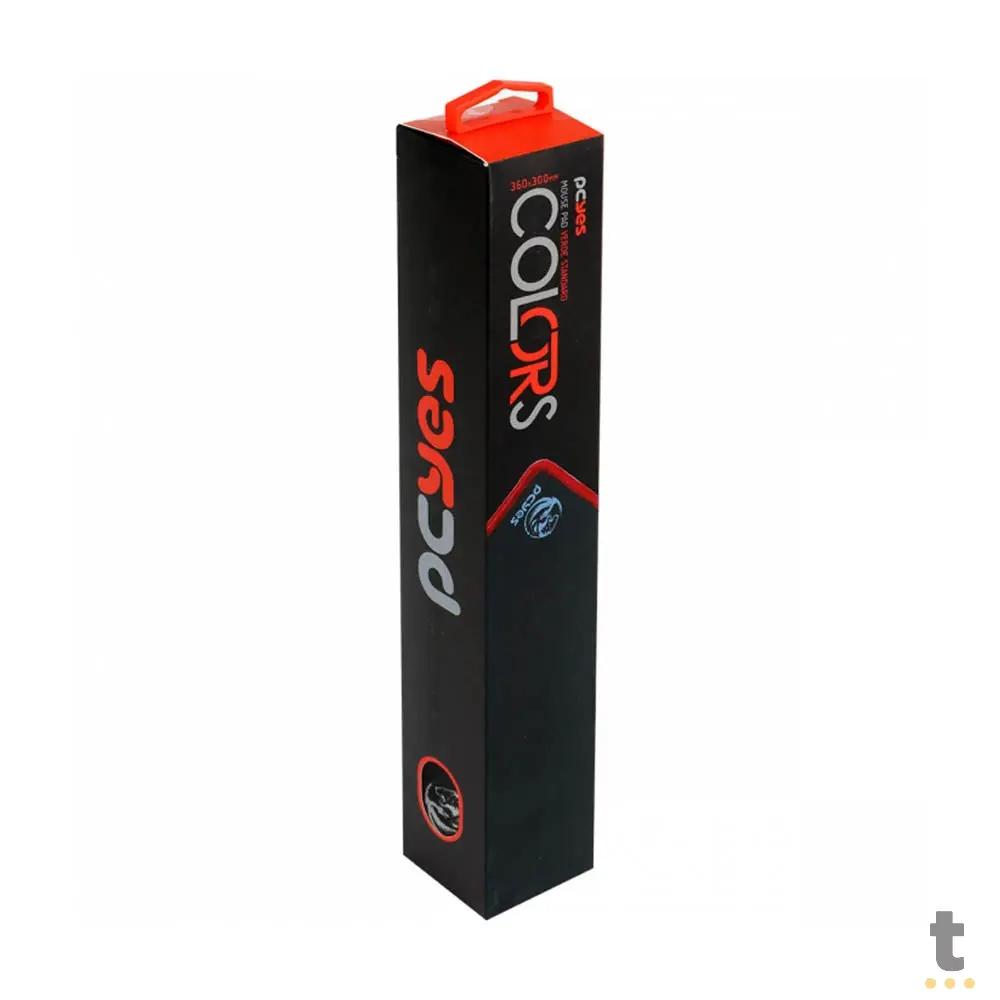 Mousepad Gamer PCYes Red Standard Estilo Speed 360X300MM - PMC36X30R Truedata