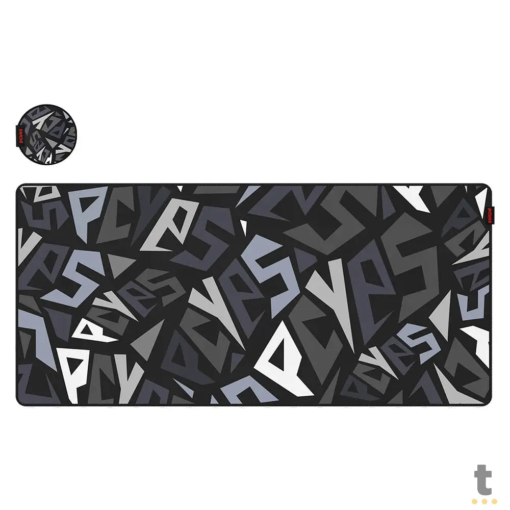 Mousepad Gamer PCYes Signature Extended Black Vulcan 900X420mm - PMS90X42BV Truedata