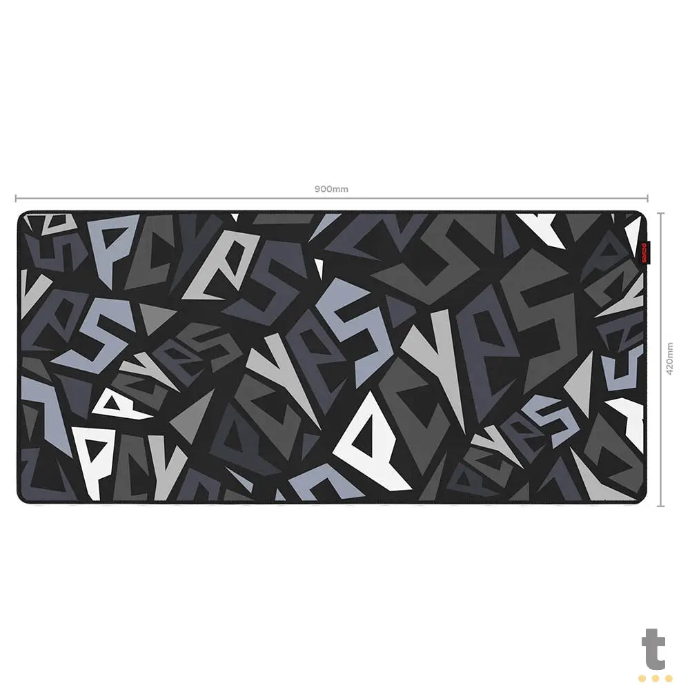 Mousepad Gamer PCYes Signature Extended Black Vulcan 900X420mm - PMS90X42BV Truedata