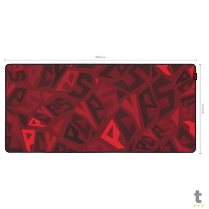 Mousepad Gamer PCYes Signature Extended Red Magma Limited 900X420mm - PMS90X42RM Truedata