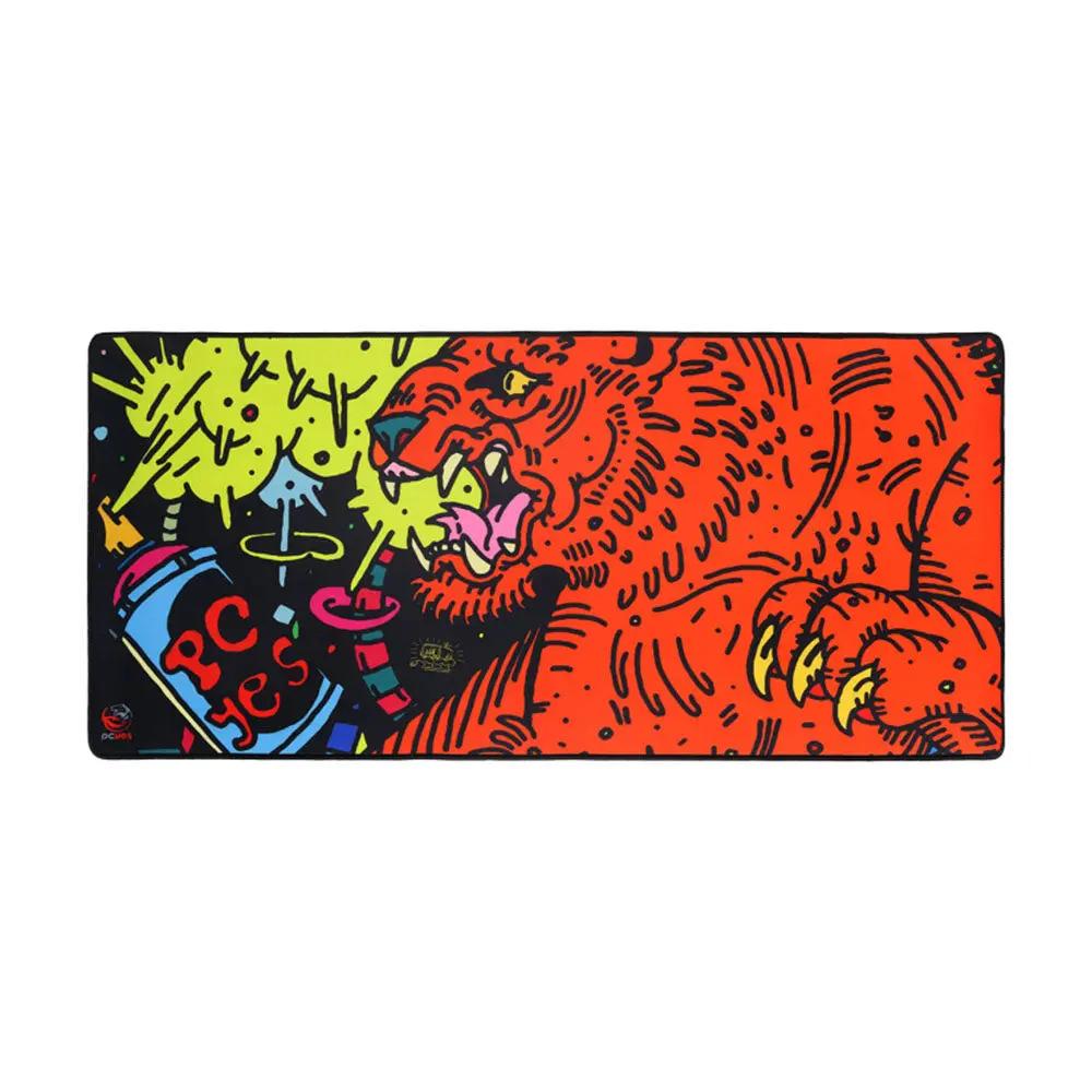 Mousepad Gamer PCYes Tiger Extended 900X420MM - PMT90X42 Truedata