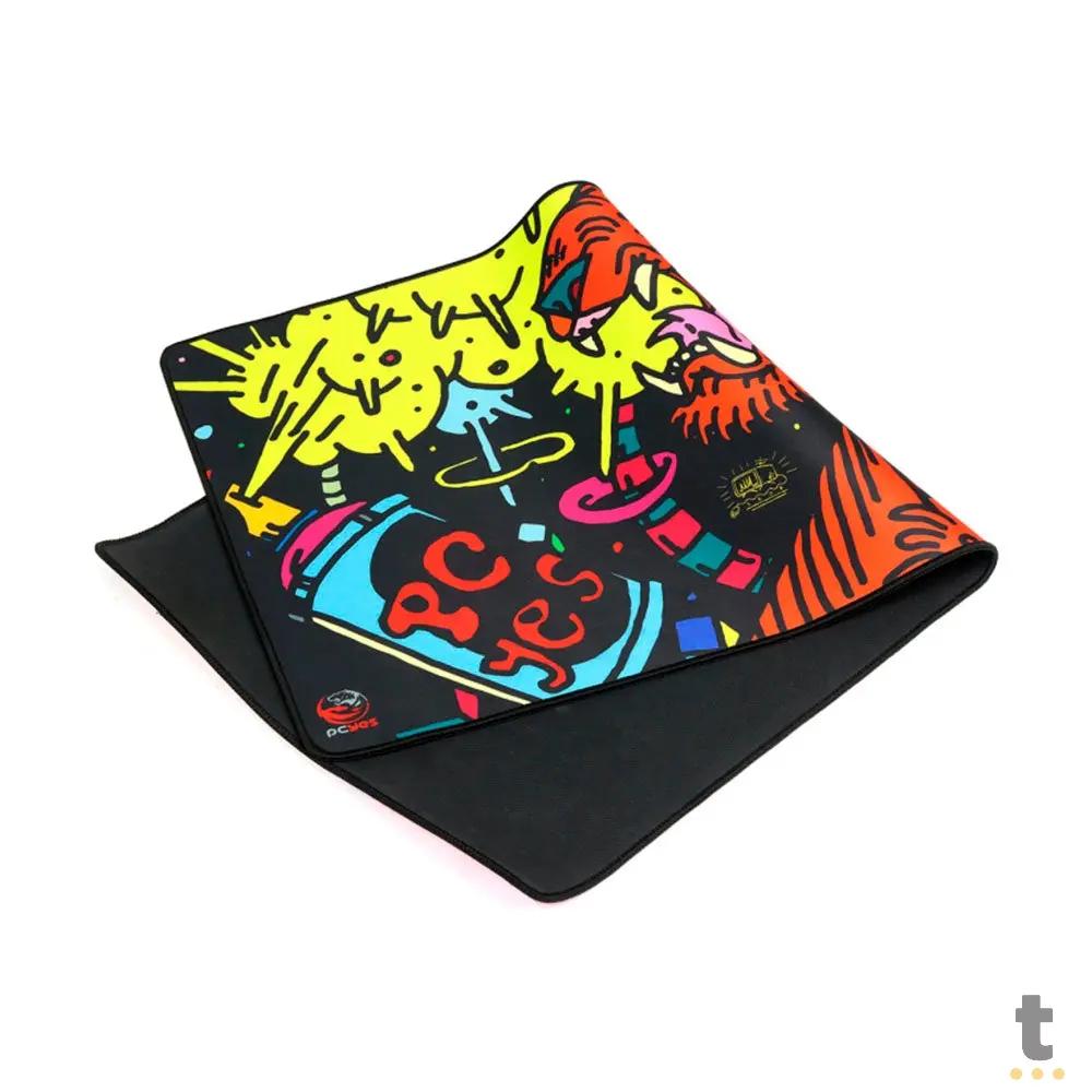 Mousepad Gamer PCYes Tiger Extended 900X420MM - PMT90X42 Truedata