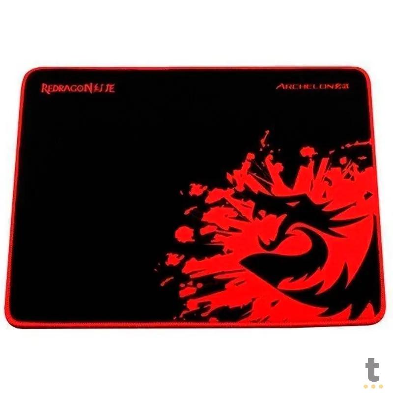 Mousepad Gamer Redragon Archelon Vermelho 330X260 - P001 Truedata