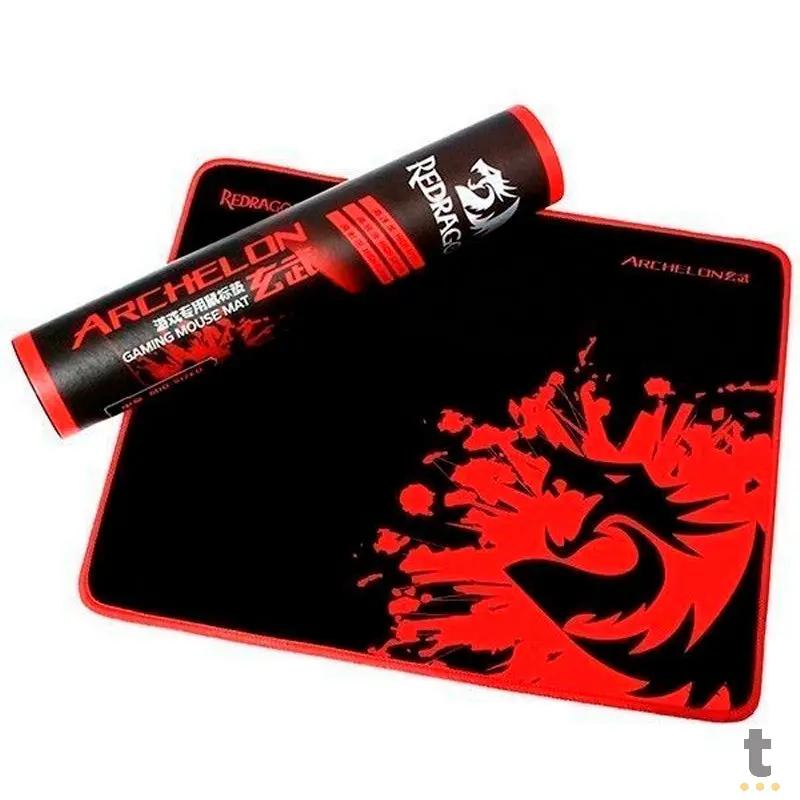 Mousepad Gamer Redragon Archelon Vermelho 330X260 - P001 Truedata