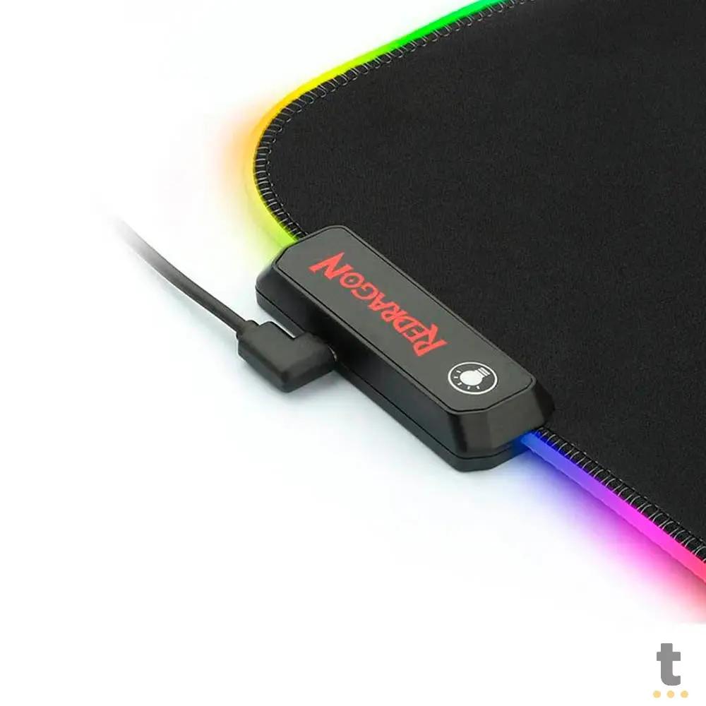 Mousepad Gamer Redragon Neptunex RGB 800x300x4mm GG (Teclado e Mouse) - P033 Truedata