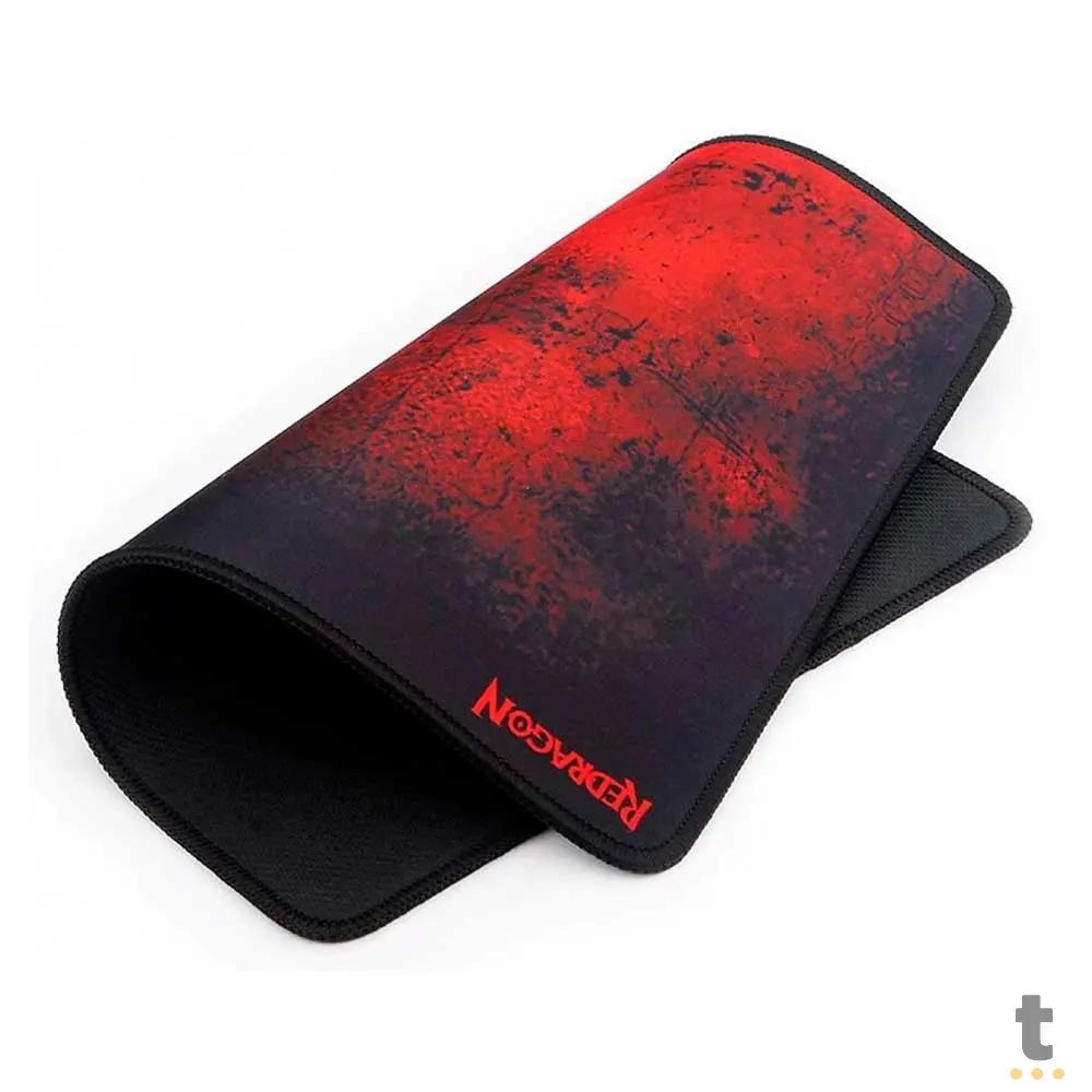 Mousepad Gamer Redragon Pisces Preto/Vermelho 330X260 - P016 Truedata