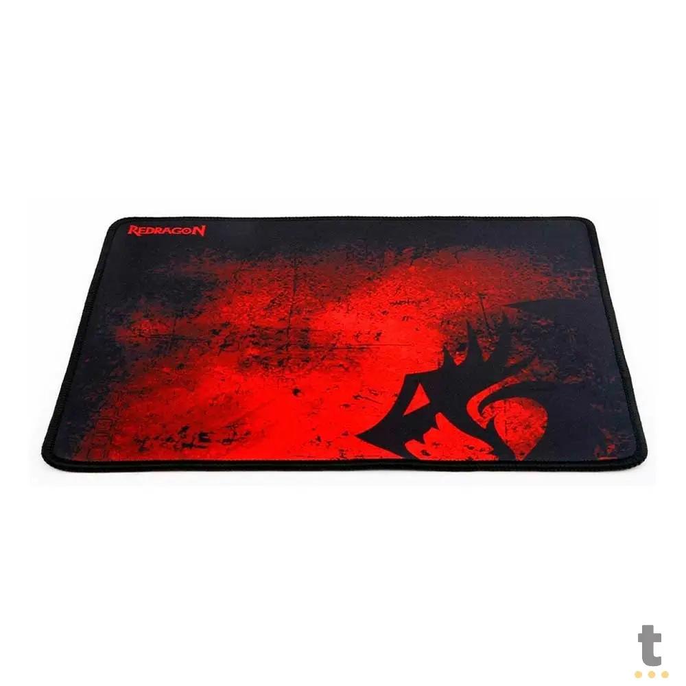 Mousepad Gamer Redragon Pisces Preto/Vermelho 330X260 - P016 Truedata