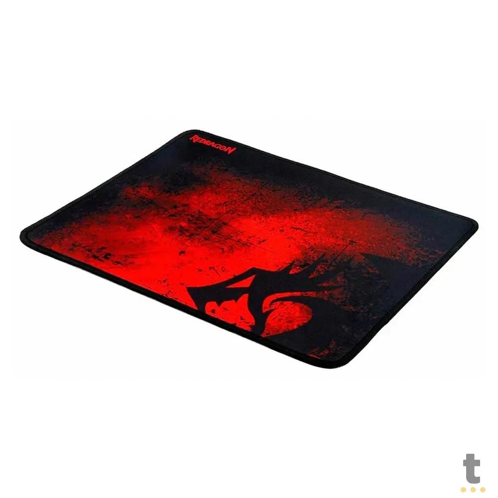 Mousepad Gamer Redragon Pisces Preto/Vermelho 330X260 - P016 Truedata