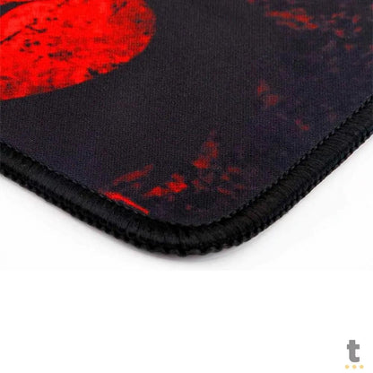 Mousepad Gamer Redragon Pisces Preto/Vermelho 330X260 - P016 Truedata