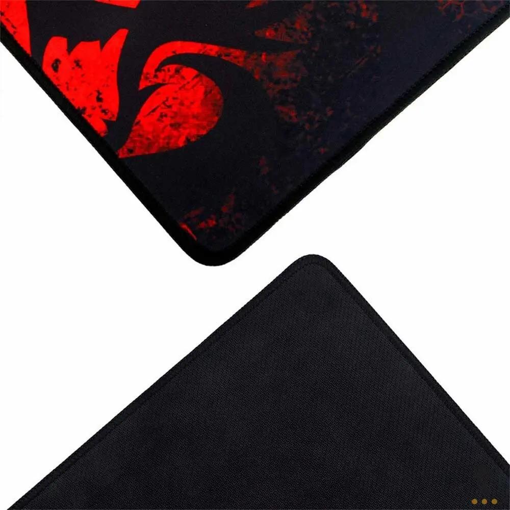 Mousepad Gamer Redragon Pisces Preto/Vermelho 330X260 - P016 Truedata