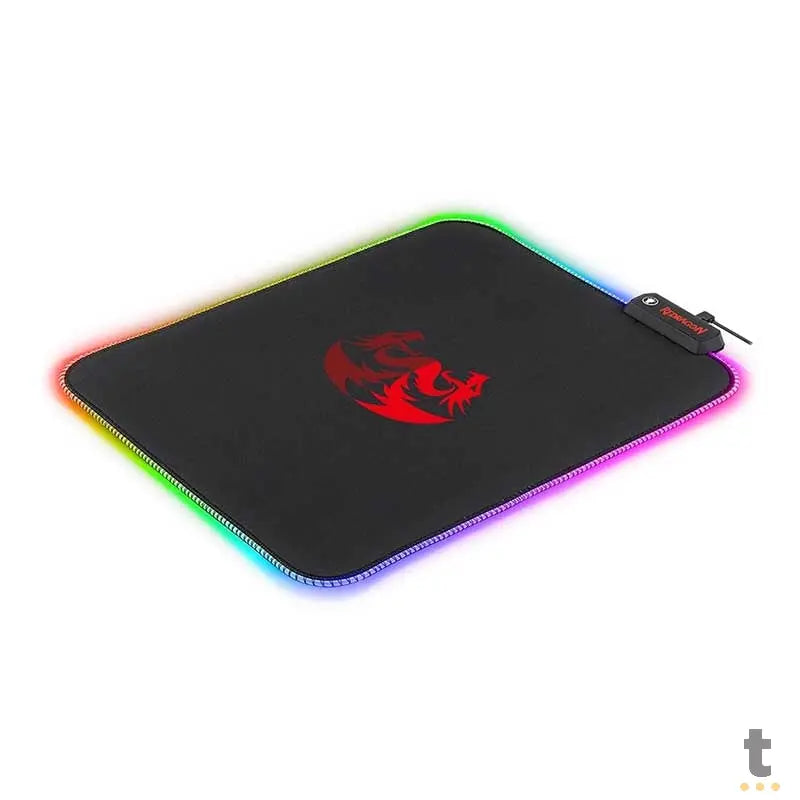 Mousepad Gamer Redragon Pluto RGB Gd 330x260mm - P026 Truedata