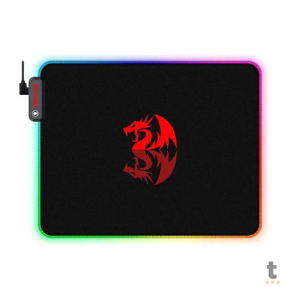 Mousepad Gamer Redragon Pluto RGB Gd 330x260mm - P026 Truedata
