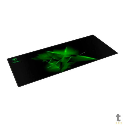 Mousepad Gamer T-Dagger Geometry S P/ Teclado e Mouse Preto/Verde 780x300mm - T-TMP301 Truedata