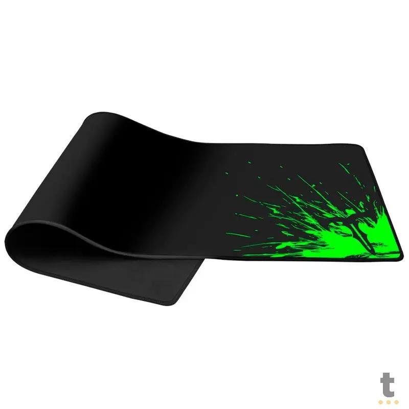 Mousepad Gamer T-Dagger Lava L Control Preto/Verde -  T-TMP300 Truedata