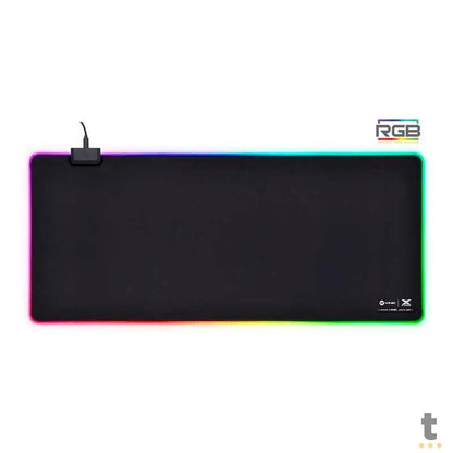 Mousepad Gamer Vinik VX Gaming RGB 700x300x3mm GG (Teclado e Mouse) - 34779 Truedata
