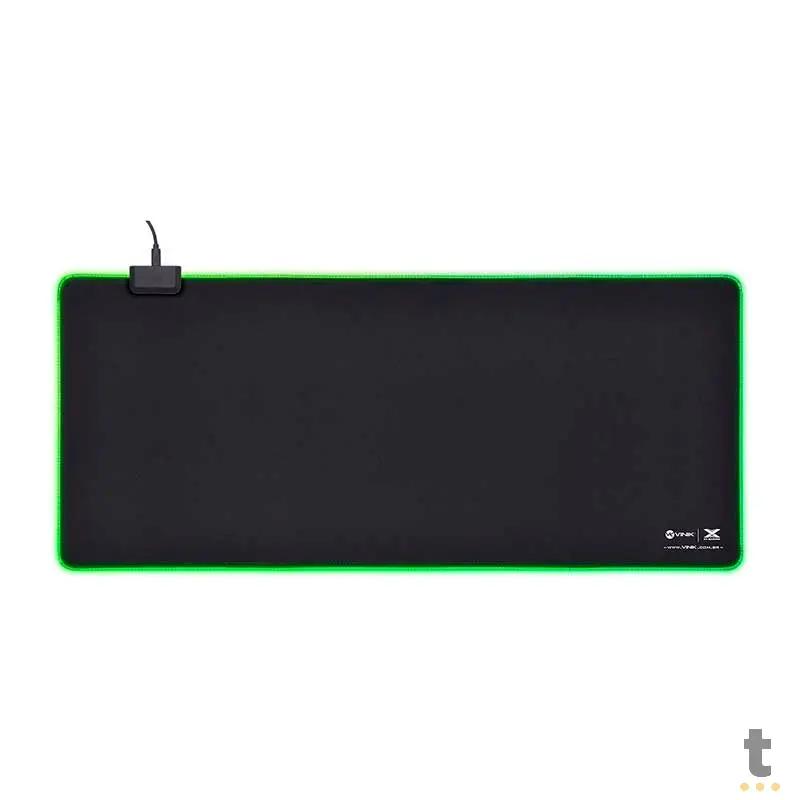 Mousepad Gamer Vinik VX Gaming RGB 700x300x3mm GG (Teclado e Mouse) - 34779 Truedata
