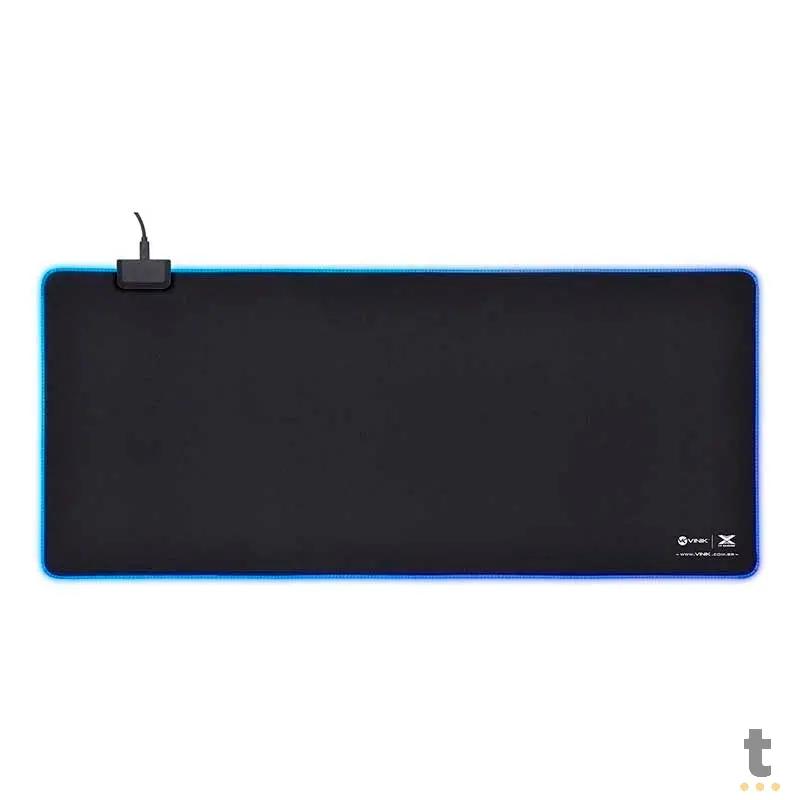 Mousepad Gamer Vinik VX Gaming RGB 700x300x3mm GG (Teclado e Mouse) - 34779 Truedata