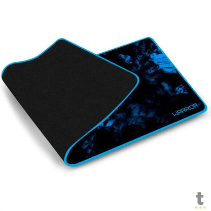 Mousepad Gamer Warrior Ac303 Azul Para Teclado E Mouse Truedata