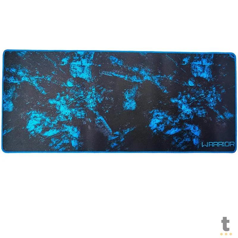 Mousepad Gamer Warrior Ac303 Azul Para Teclado E Mouse Truedata