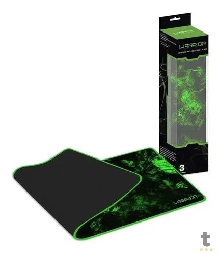 Mousepad Gamer Warrior Verde Para Teclado E Mouse Ac302