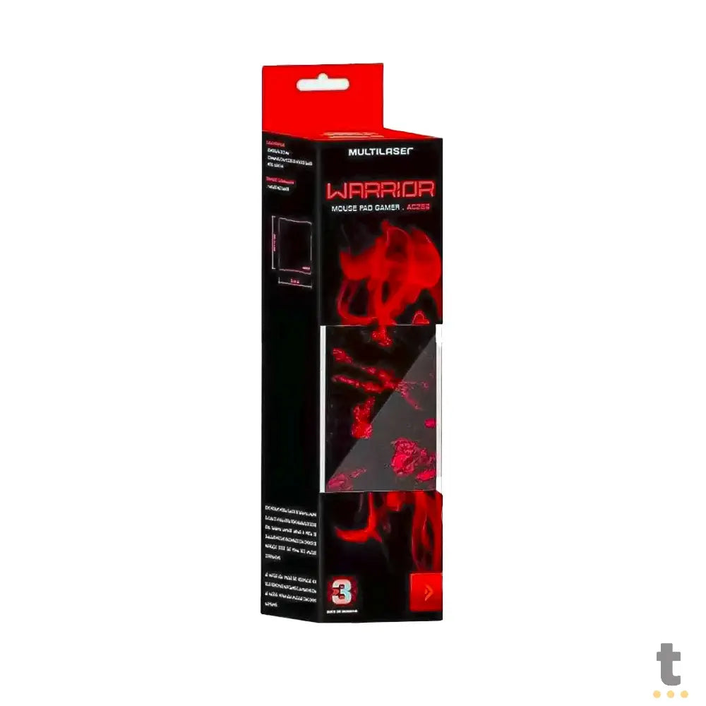 Mousepad Gamer Warrior Vermelho - Ac286 Truedata