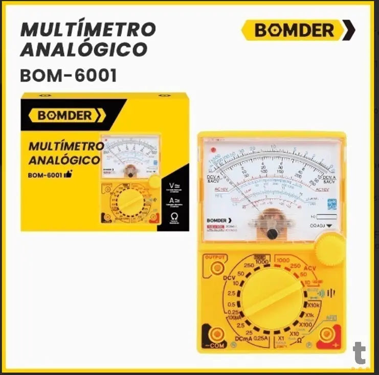 Multimetro Analógico Bomder - BOM-6001 Truedata