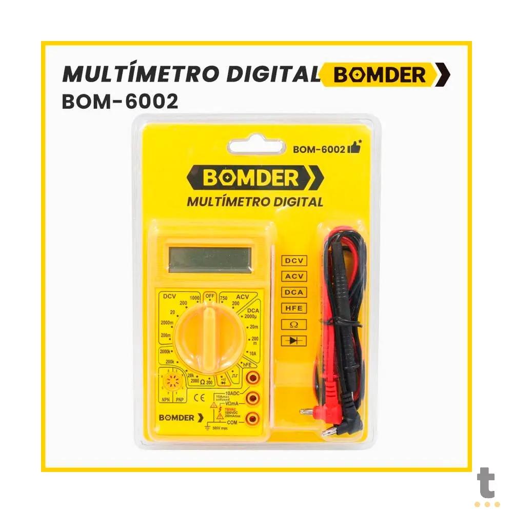 Multimetro Digital Bomder - BOM-6002 Truedata