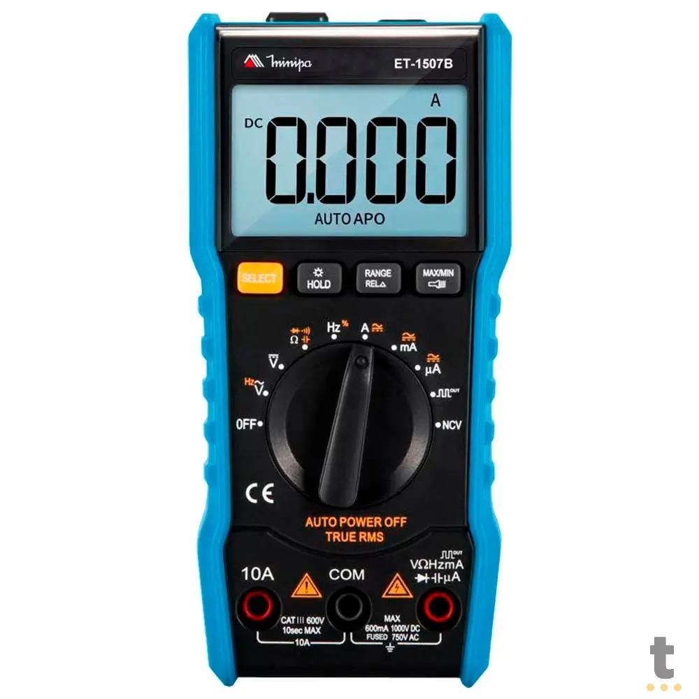 Multimetro Digital Cat III Minipa - ET-1507B Truedata