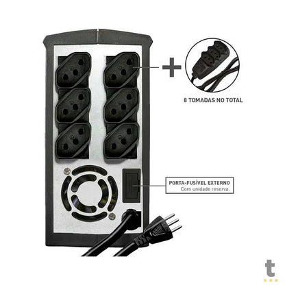 Nobreak 1200va Sms Station Ii Ust1200bi E Bivolt S 110v - P/N 27392 - OPENBOX Truedata