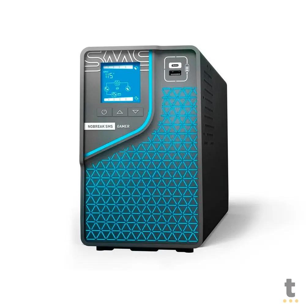 Nobreak 1500va Sms Gamer Senoidal Wifi Usb Rgb E - Bivolt Auto S - Bivolt Manual - Pn 29600 Truedata