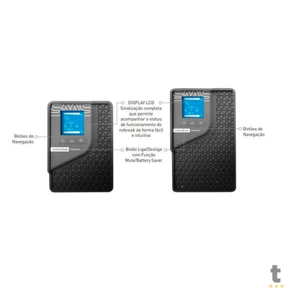 Nobreak 1500va Sms Premium Senoidal Wifi Usb E - Bivolt Auto S - Bivolt Manual - Pn 29501 Truedata