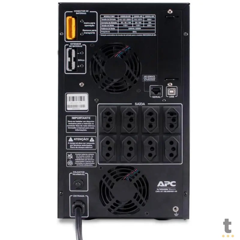 Nobreak 2200va Apc Senoidal Smart-Ups Monovolt E 220v S 220v - Cod Smc2200xli-Br Truedata