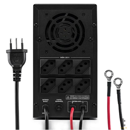 Nobreak Intelbras Long Backup (Sem Bateria) 1800va E Bivolt S 110v - 4822017 Truedata