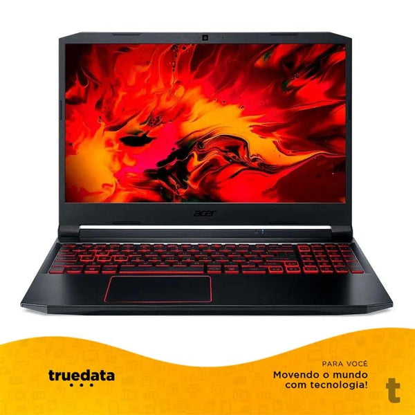 Notebook Gamer Acer Nitro 5 Intel I5-10300H 8gb 256gb Ssd 1Tb Hd Pl Video Gtx 1650 15.6 Pols Black / Red - AN515-55-54L9