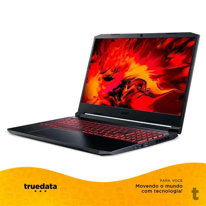 Notebook Gamer Acer Nitro 5 Intel I5-10300H 8gb 256gb Ssd 1Tb Hd Pl Video Gtx 1650 15.6 Pols Black / Red - AN515-55-54L9 Truedata