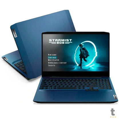 Notebook Gamer Lenovo Ideapad Gaming 3i-15IMH Intel Core i7-10750H 8gb 256Gb SSD GTX 1650 Win10 15.6 Pols Azul Truedata
