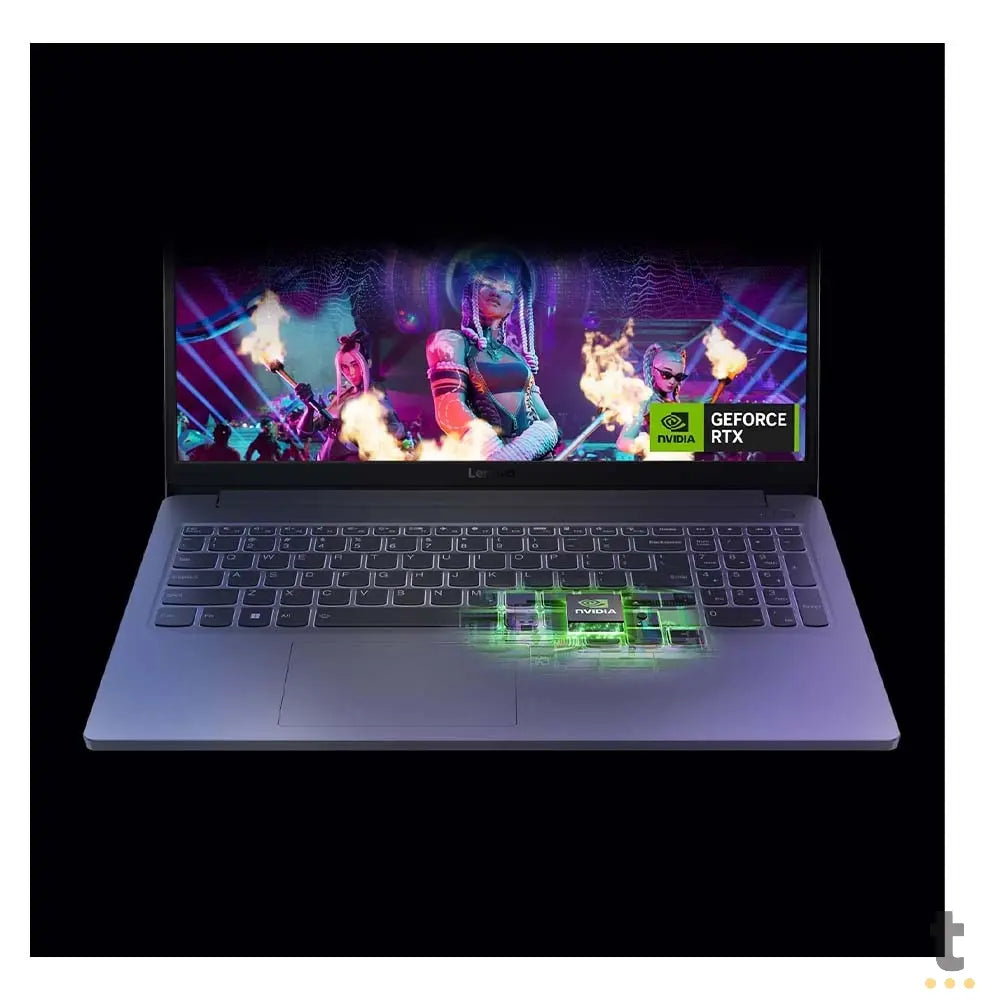 Notebook Gamer Lenovo LOQ I5-12450HX 16gb 512Gb Ssd Geforce RTX 3050 6gb Win11 Home 15.6 Pols Truedata