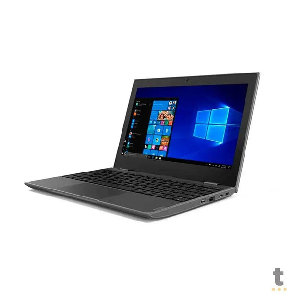 Notebook Lenovo 100E Celeron N4020 4gb 64Gb MMC Win10 Pro 11.6 Pols Prata - 81M8S01500